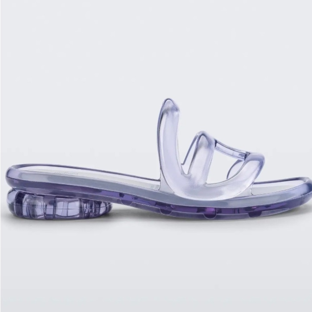 Brand new clear Telfar slides